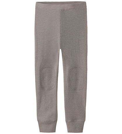 Name It Leggings - Rib - Ull/Silke - NmmWossa - Satellit