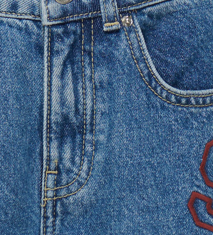 Kids Only Farkut - Leveä - KogJuicy - Medium+ Blue Denim/Kirjaim