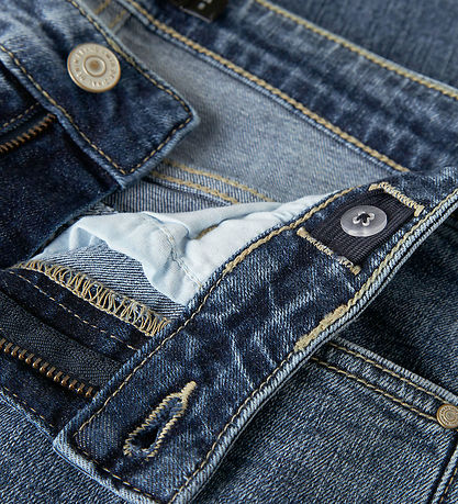 LMTD Jeans - Flared - NlfBlibling - Medium+ Blue Denim