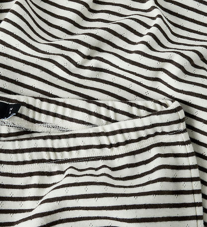 LMTD Byxor - Bred - NlfSeher - Black Kaffe/White m. Hålmönster