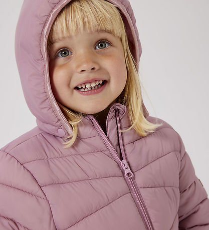 Name It Puffer Jacket - NmfMarble - Lilacs