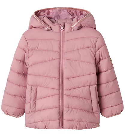 Name It Puffer Jacket - NmfMarble - Lilacs