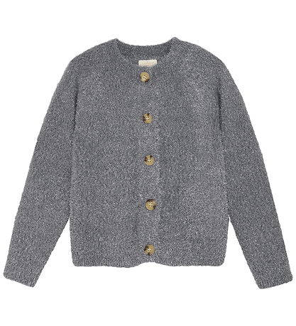 Creamie Cardigan - Prjónað - Glitter - Iron Gate