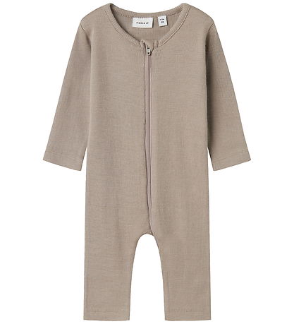 Name It Pyjamapak - Wol/Zijde - Rib - NbmWossa - Satelliet