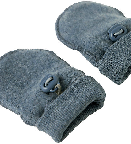 Name It Mittens - Wool - NbmWmino - Folkstone Grey