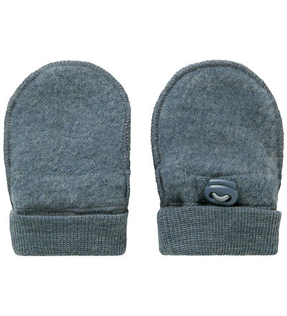 Name It Mittens - Wool - NbmWmino - Folkstone Grey