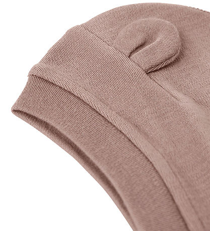 Name It Balaclava w. Ear - 1 layer - Wool - NbfWillit - Antler