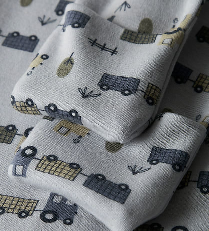 Name It Nightsuit - Wool - NbmWillit - Micro Chip/Tractor
