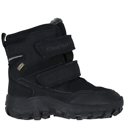 En Fant Vinterkängor - Velcro Tex - Kaviar