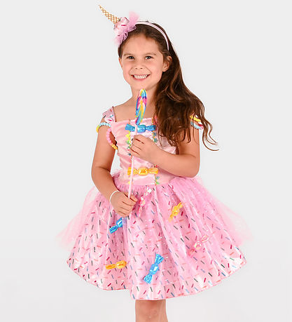 Den Goda Fen Búningur - Dress Candy - Bleikt