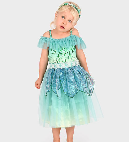Den Goda Fen Búningur - Dress Þverslaufa Fairy - Blátt