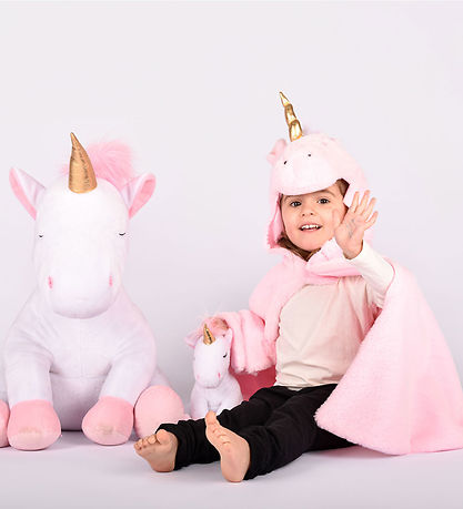 Den Goda Fen Búningur - Kápa Unicorn - Bleikt