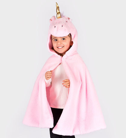 Den Goda Fen Búningur - Kápa Unicorn - Bleikt