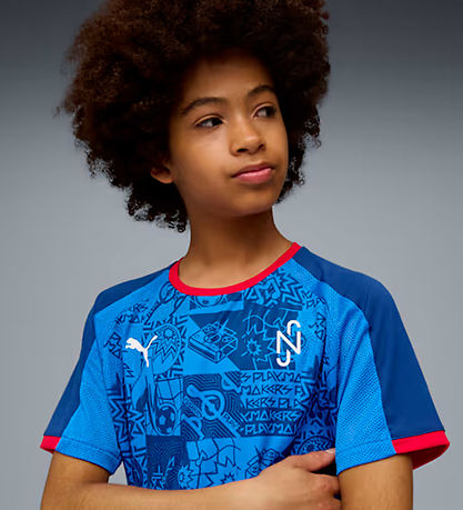 Puma Stuttermabolur - Neymar Jr Playmaker - Blátt
