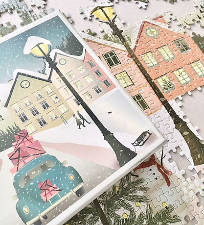 Vissevasse Jigsaw Puzzle - 1000 Bricks - 63x45 cm - Let It Snow