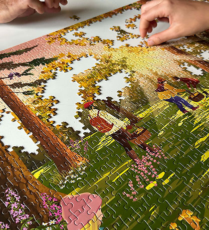 Vissevasse Jigsaw Puzzle - 1000 Bricks - 63x45 cm - Forest Treas