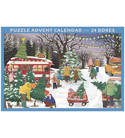 Vissevasse Jigsaw Puzzle Calendar - 24 Boxes - 1000 Bricks - Chr
