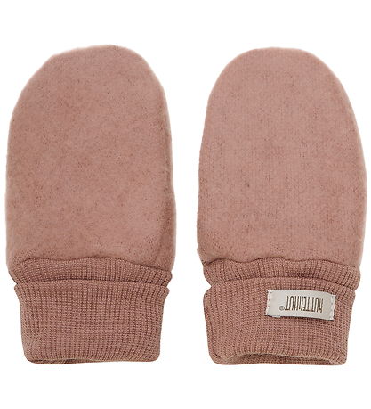 Huttelihut Mittens - Wool fleece - 2-layer - Burlwood