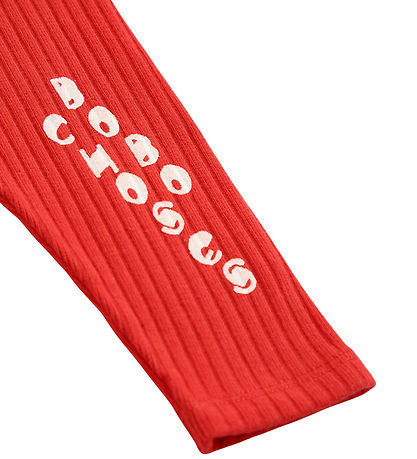 Bobo Choses Leggings - Rib - Red