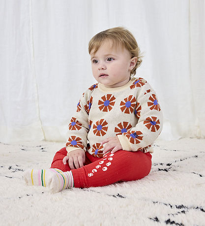 Bobo Choses Leggings - Rib - Red