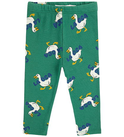 Bobo Choses Leggings - La Oca All Over - Grænt