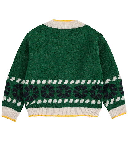 Bobo Choses Cardigan - Knitted - Wool - Kaleidoscope jacquard - 