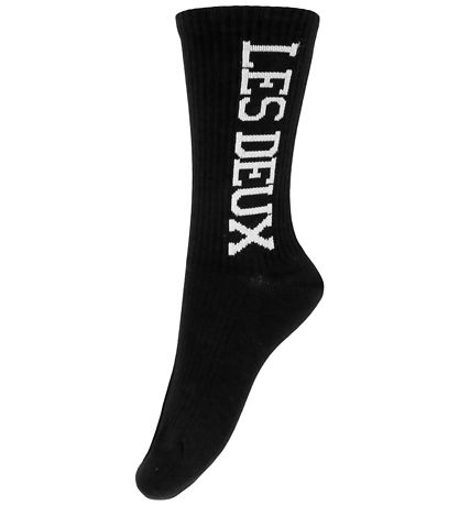 Les Deux Socken - 2er-Pack - Schwindel Rib - Black