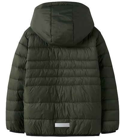 Name It Puffer Jacket - NkmMarble - Deep Depths