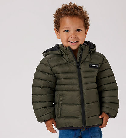Name It Puffer Jacket - NmmMarble - Deep Depths