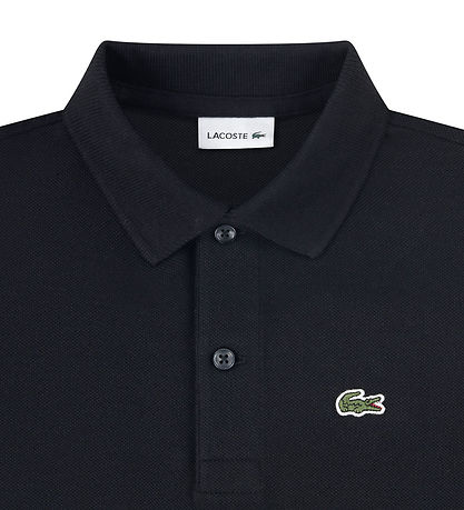 Lacoste Polo - Pique - Svart