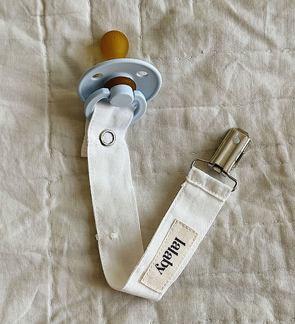 Lalaby Schnullerketten - White Dot