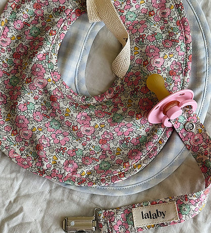 Lalaby Drool bib - 2-Pack - Pink Betsy