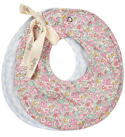 Lalaby Drool bib - 2-Pack - Pink Betsy