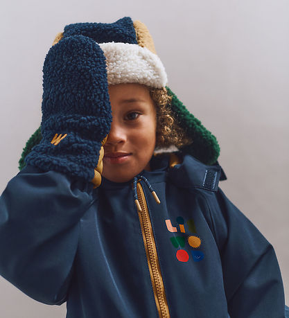 Liewood Beanie - Bravo - Fleece - Classic Navy Multi Mix
