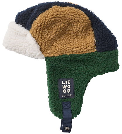 Liewood Beanie - Bravo - Fleece - Classic Navy Multi Mix