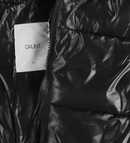 Grunt Puffer Jacket - GROdin - Black Shine