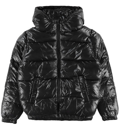 Grunt Puffer Jacket - GROdin - Black Shine