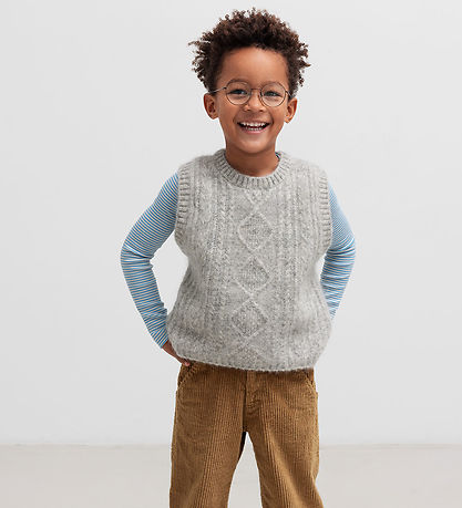 MarMar Waistcoat - Wool - Tajo - Morning Dew Flour