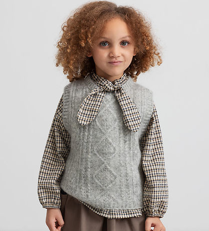 MarMar Waistcoat - Wool - Tajo - Morning Dew Flour