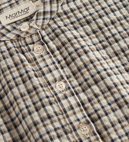 MarMar Hemd - Tokio - Pilot Navy Check