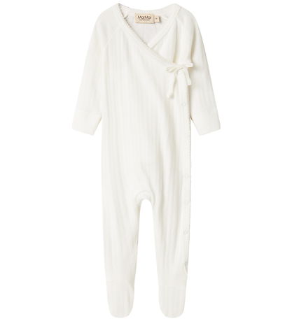 MarMar Samfestingur M. Fætur - Rubetta - Rib - Mjúkir White