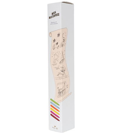 Konges Sløjd Drawing roller w. Markers - MEGA Masterpiece
