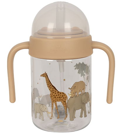 Konges Sløjd Water Bottle w. handle - Safari