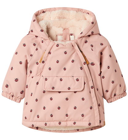 Lil' Atelier Úlpa - NbfLasnow05 - Misty Rose/Maríubjalla