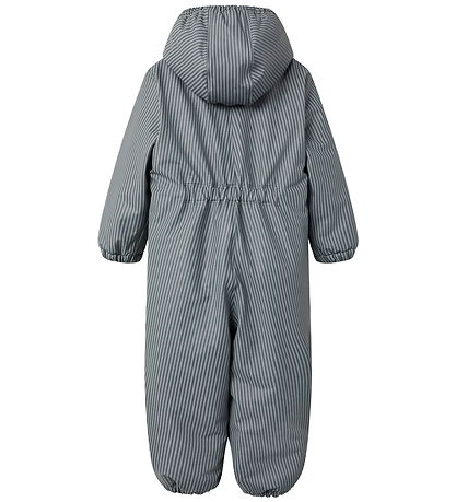Lil' Atelier Snowsuit - PU - NmmLadry10 - Ultimate Grey