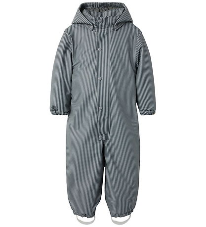 Lil' Atelier Snowsuit - PU - NmmLadry10 - Ultimate Grey