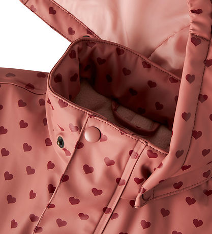 Lil' Atelier Snowsuit - PU - NmfLadry10 - Withered Rose