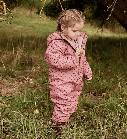 Lil' Atelier Snowsuit - PU - NmfLadry10 - Withered Rose