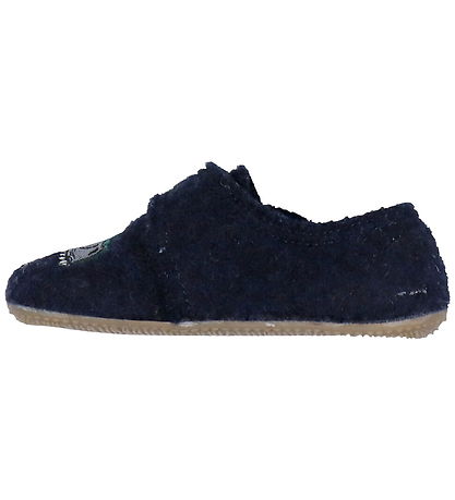 Living Kitzbühel Slippers - Wool - Nachtblau w. T-Rex