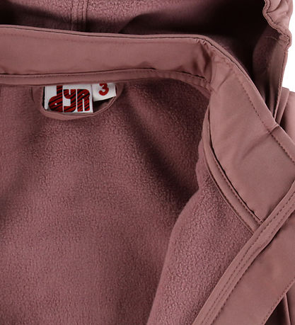 DYR-Cph Softshelljassen m. Fleece - Wilde dieren - Dk Rose Beige
